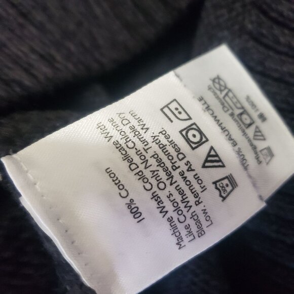 Eddie Bauer Mens Gray Sweater Size L 1/4 Zip Knit Grandpa Normcore Everyday - Picture 7 of 9